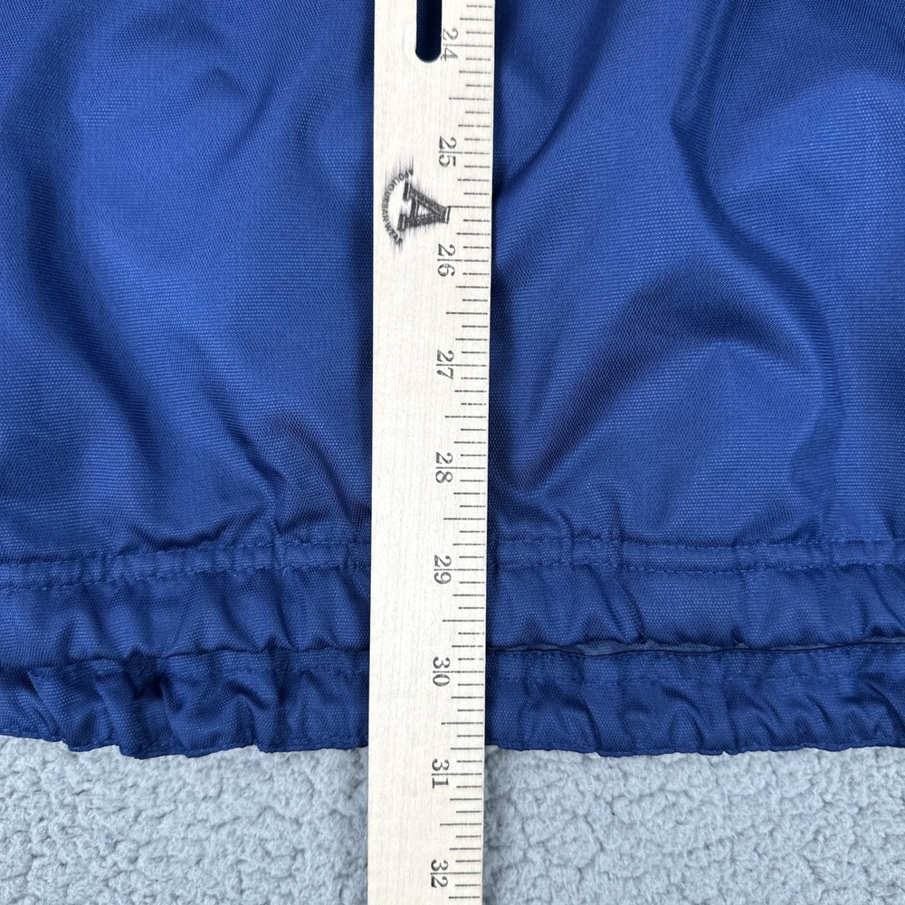 Vintage 90s Nike Windbreaker Jacket Men XL Blue 1/2 Zip Anorak Mesh Lined - Picture 7 of 16